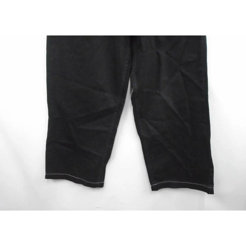 NWT VTG JNCO Phoenix Crown Wide Leg Jeans Black Baggy Rave Skater Y2K Mens 32x30